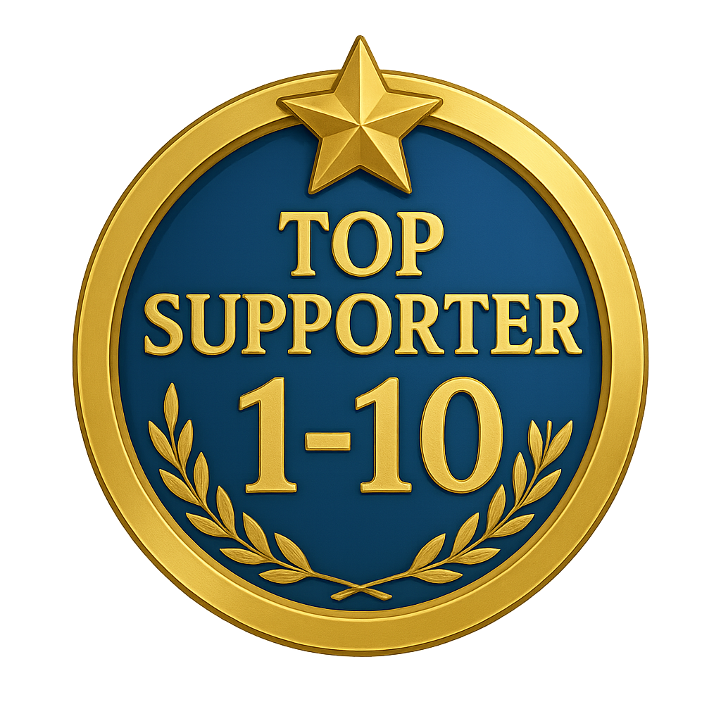 Top Supporter Rang 1-10